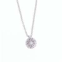 Collana Damiani Donna Margherita in Oro bianco Diamante 0.11 Ct 20074583 - 20074583